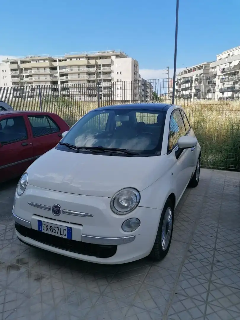 Fiat 500 1.2 Lounge Blanc - 1