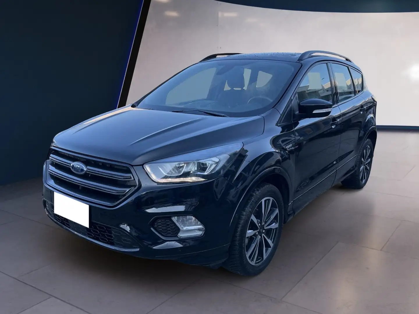 Ford Kuga II 2017 2.0 tdci ST-line s&s awd 150cv powershift Zwart - 2