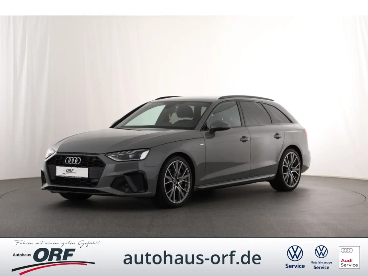 Audi A4 Avant 40 TDI 2.0 S-line S-tronic NAVI ALU TEMPOMAT Gris - 1