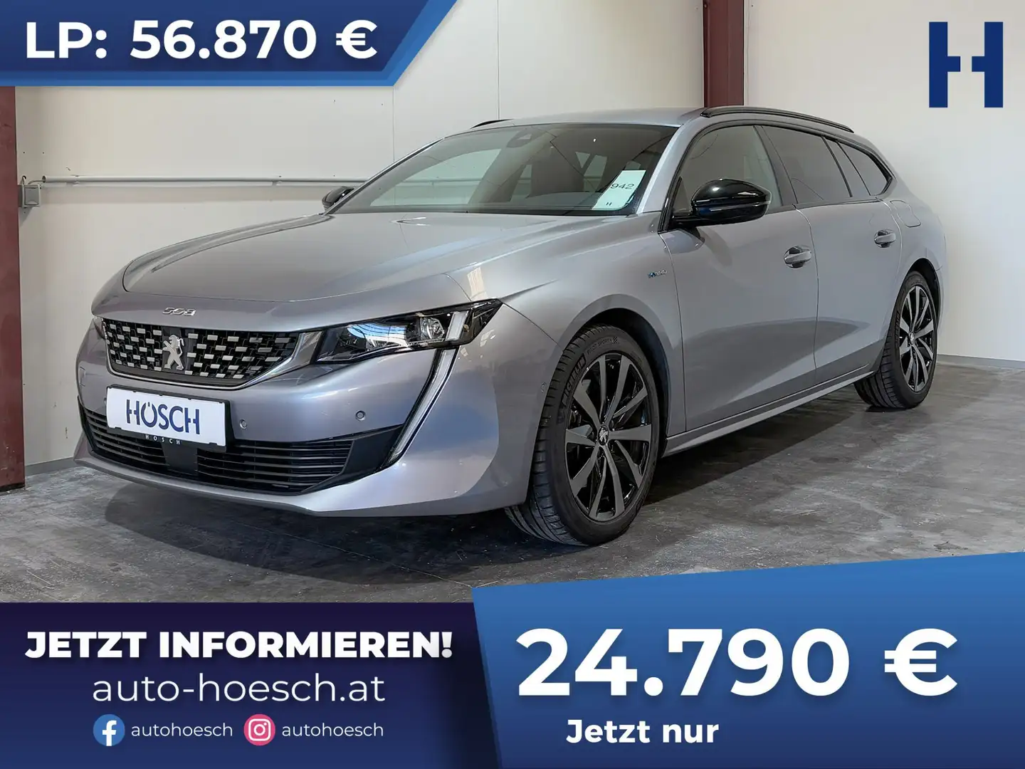 Peugeot 508 SW PHEV 225 GT Aut. WENIG KM 2 JAHRE GARANTIE Grau - 1