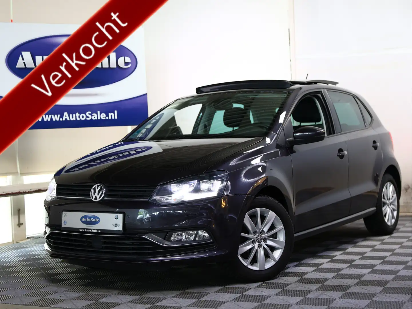 Volkswagen Polo 1.2 TSI DSG Highline PANO NAV CAMERA BT STOELVW PD Gris - 1