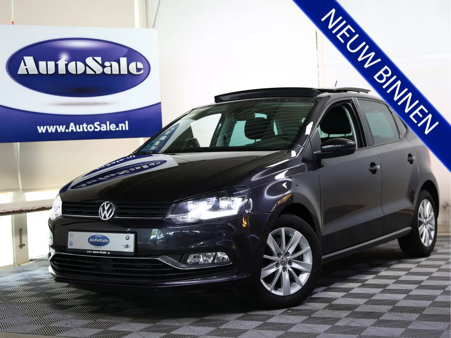 Volkswagen Polo 1.2 TSI DSG Highline PANO NAV CAMERA BT STOELVW PD Grijs - 1