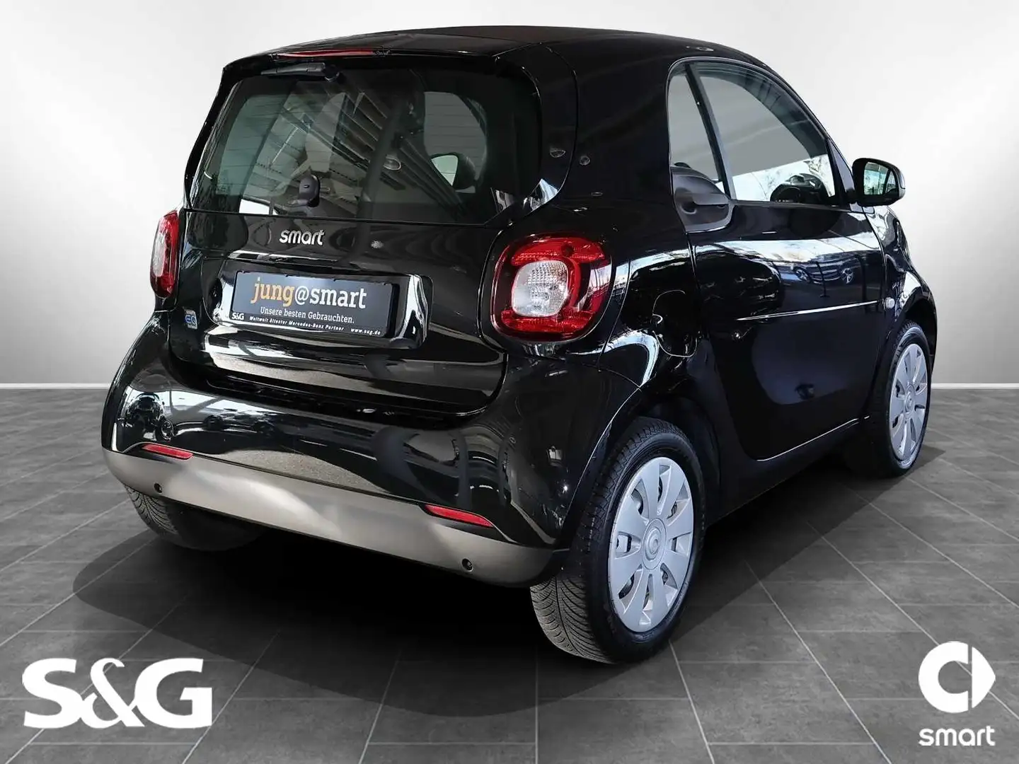 smart forTwo SIDEBAGS+TEMPOMAT+22 KW BORDLADER Schwarz - 2