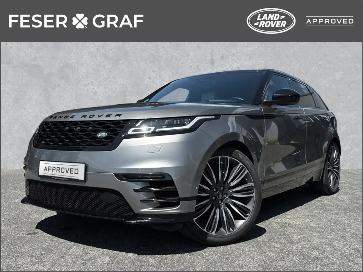Land Rover Range Rover Velar R-Dynamic HSE 2 JAHRE GARANTIE  Pano HUD Matrix 22 Argent - 1