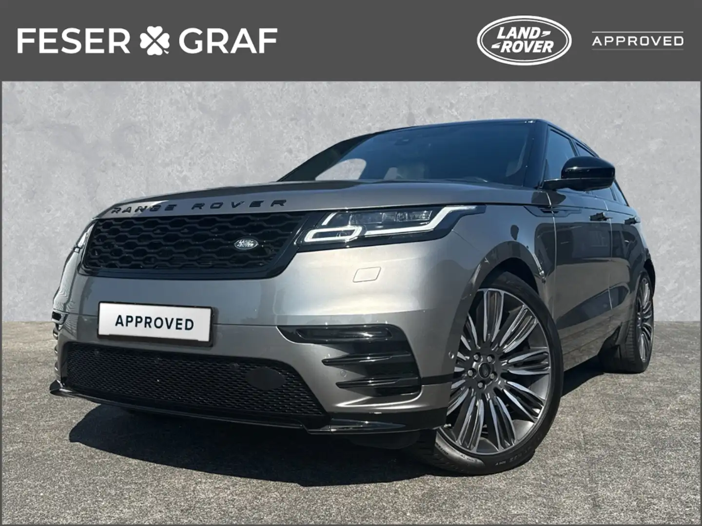 Land Rover Range Rover Velar R-Dynamic HSE 2 JAHRE GARANTIE  Pano HUD Matrix 22 Zilver - 1