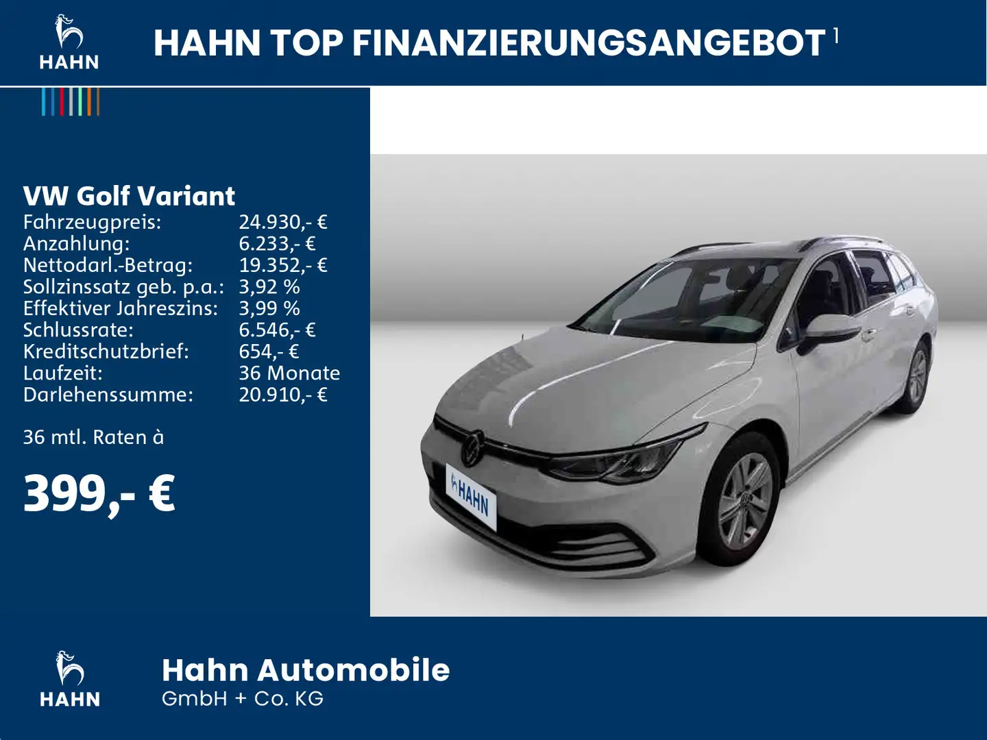 Volkswagen Golf Variant Golf VIII Variant 1.5TSI Life LED Navi AHK ACC Weiß - 2