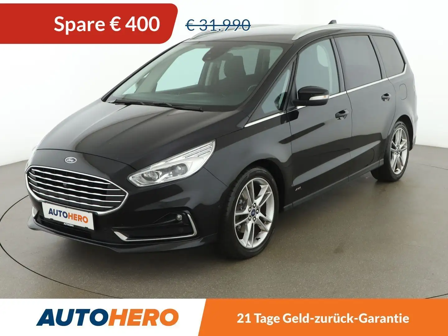 Ford Galaxy 2.0 TDCi EcoBlue Titanium AWD Aut. *LED*ACC*AHK* Noir - 1