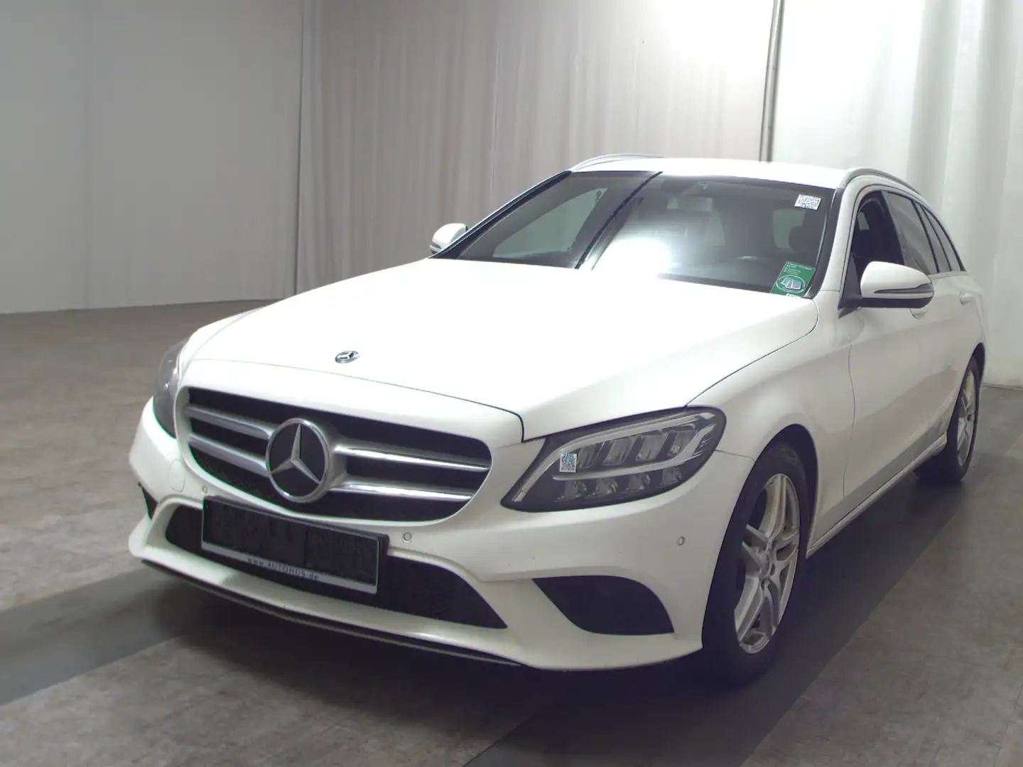 Mercedes-Benz C 220 T d  Avantgarde Navi Leder ACC el.Heck LM Biały - 2