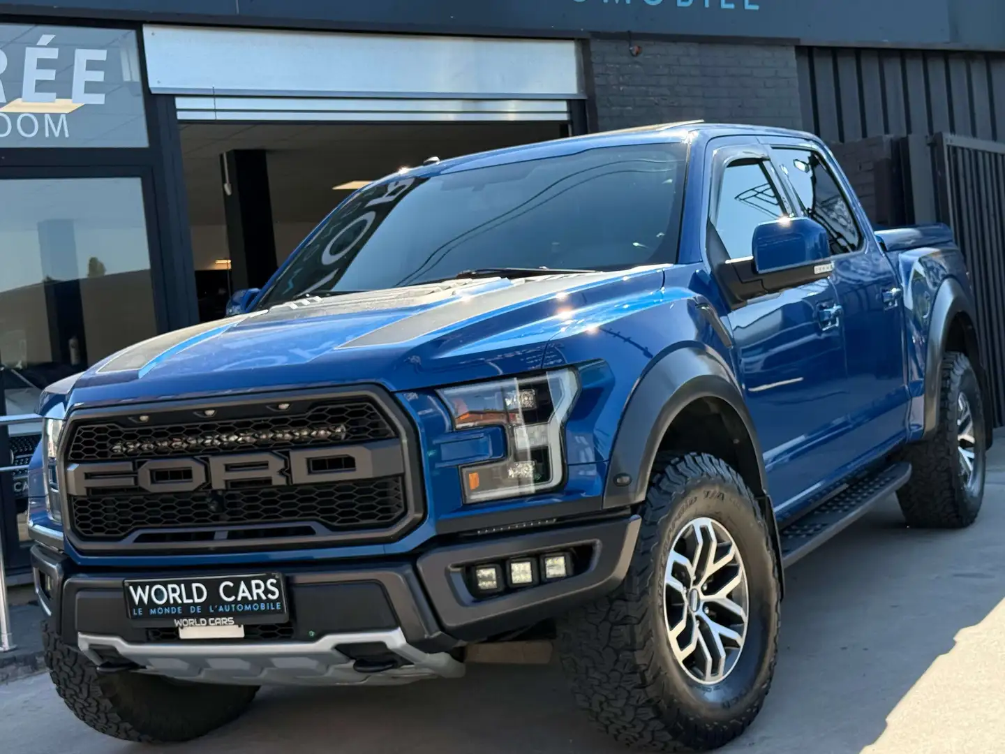 Ford F 150 3.5i LPG RAPTOR TVA*BTW/ TOIT PANO/ CAM360 Bleu - 1