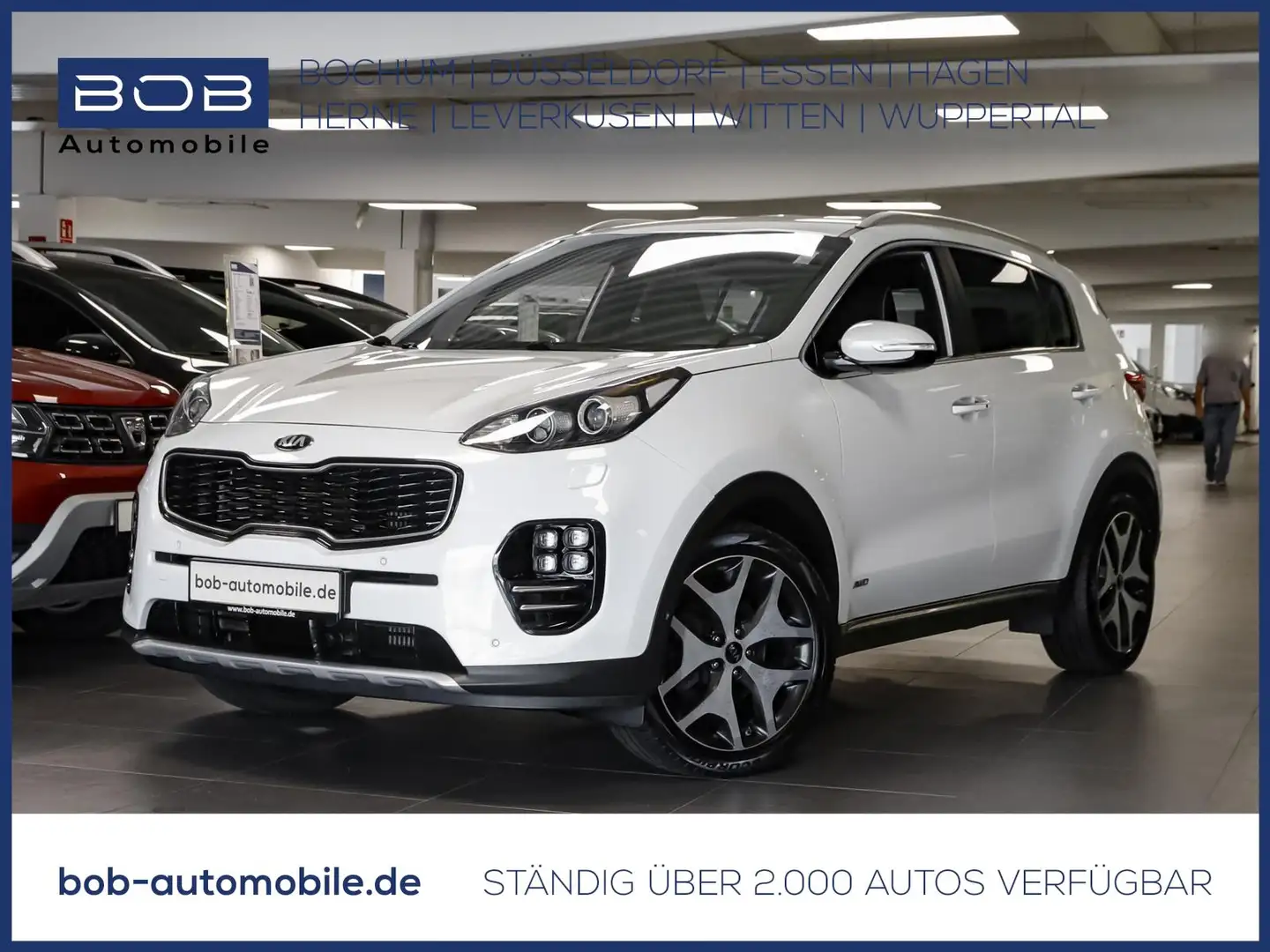 Kia Sportage GT Line 4WD XENON NAVI SHZ PDC AHK ALLW Bianco - 1