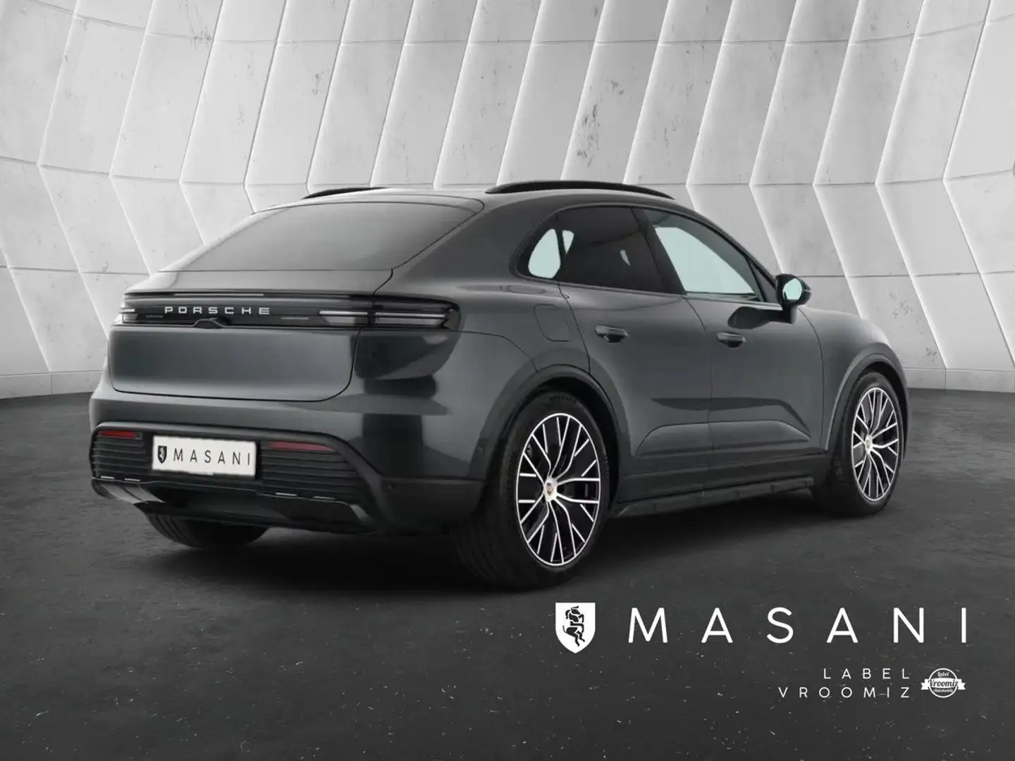 Porsche Macan 4 electrique ecran chrono 360 Gris - 2