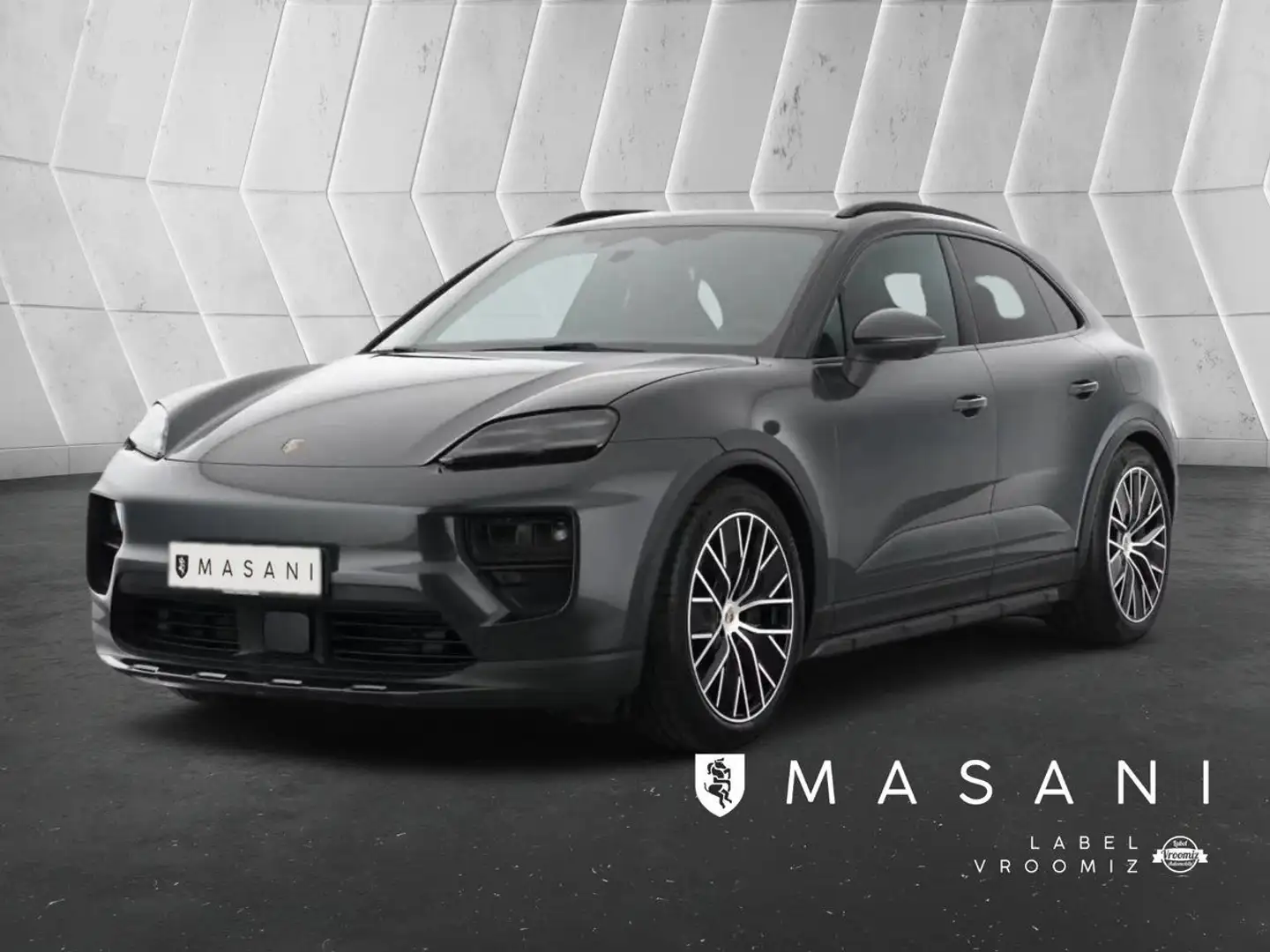Porsche Macan 4 electrique ecran chrono 360 Gris - 1