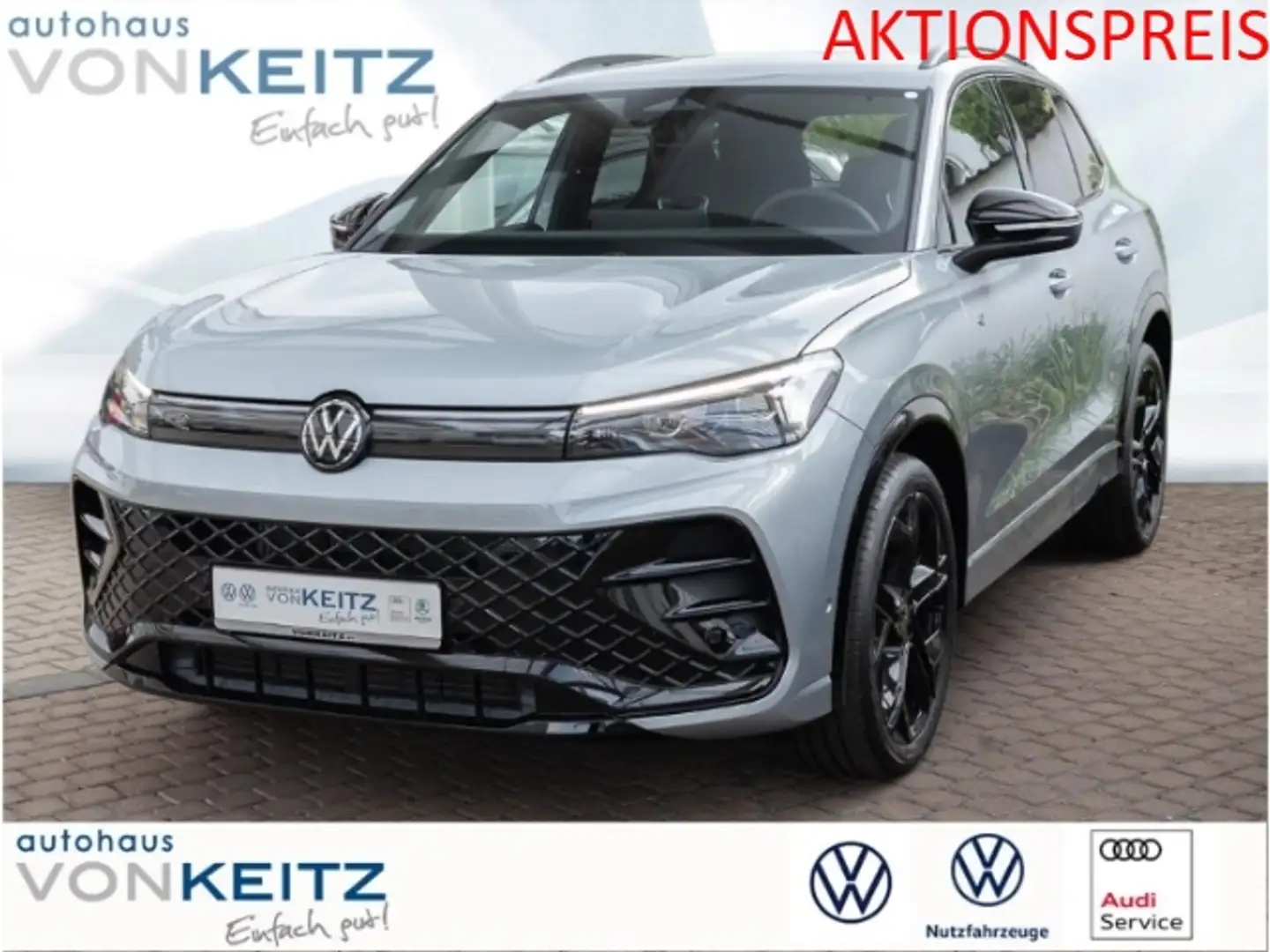 Volkswagen Tiguan 1.5 eTSI R-Line Sportpaket HUD Navi Digitales Cock Argent - 1