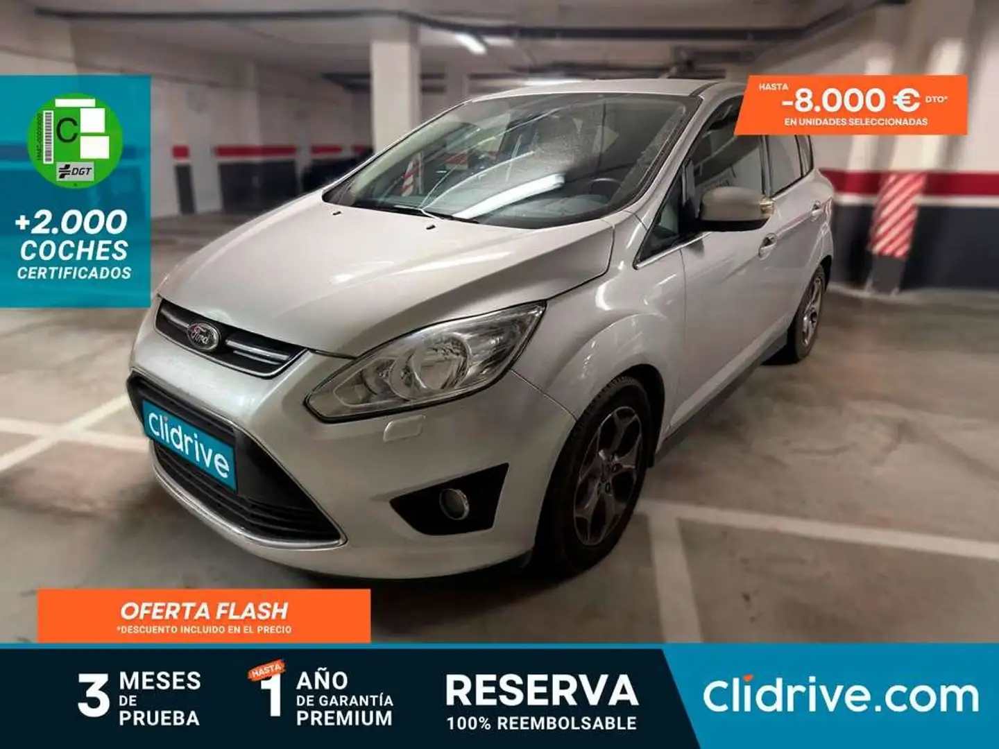 Ford C-Max 1.6 Ti-VCT Trend 125 Gris - 1