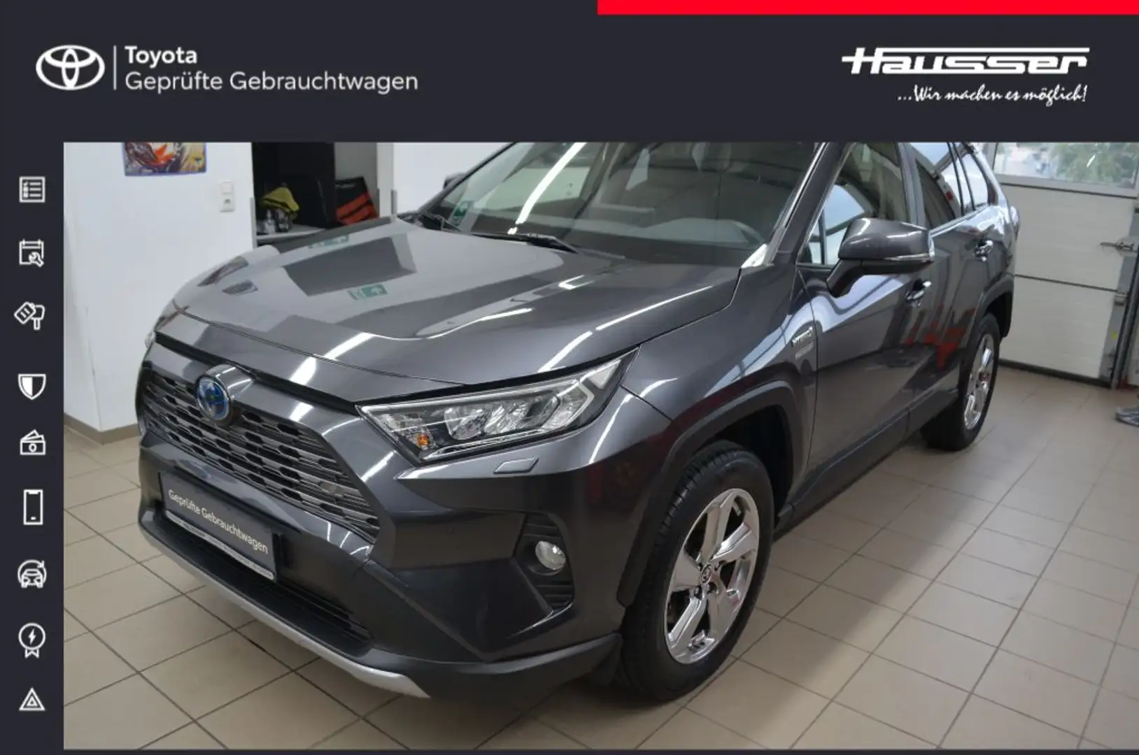 Toyota RAV 4 2.5 4x4 Hybrid Team D +TECHNIK-P.+APPLE-CAR+ Grau - 1