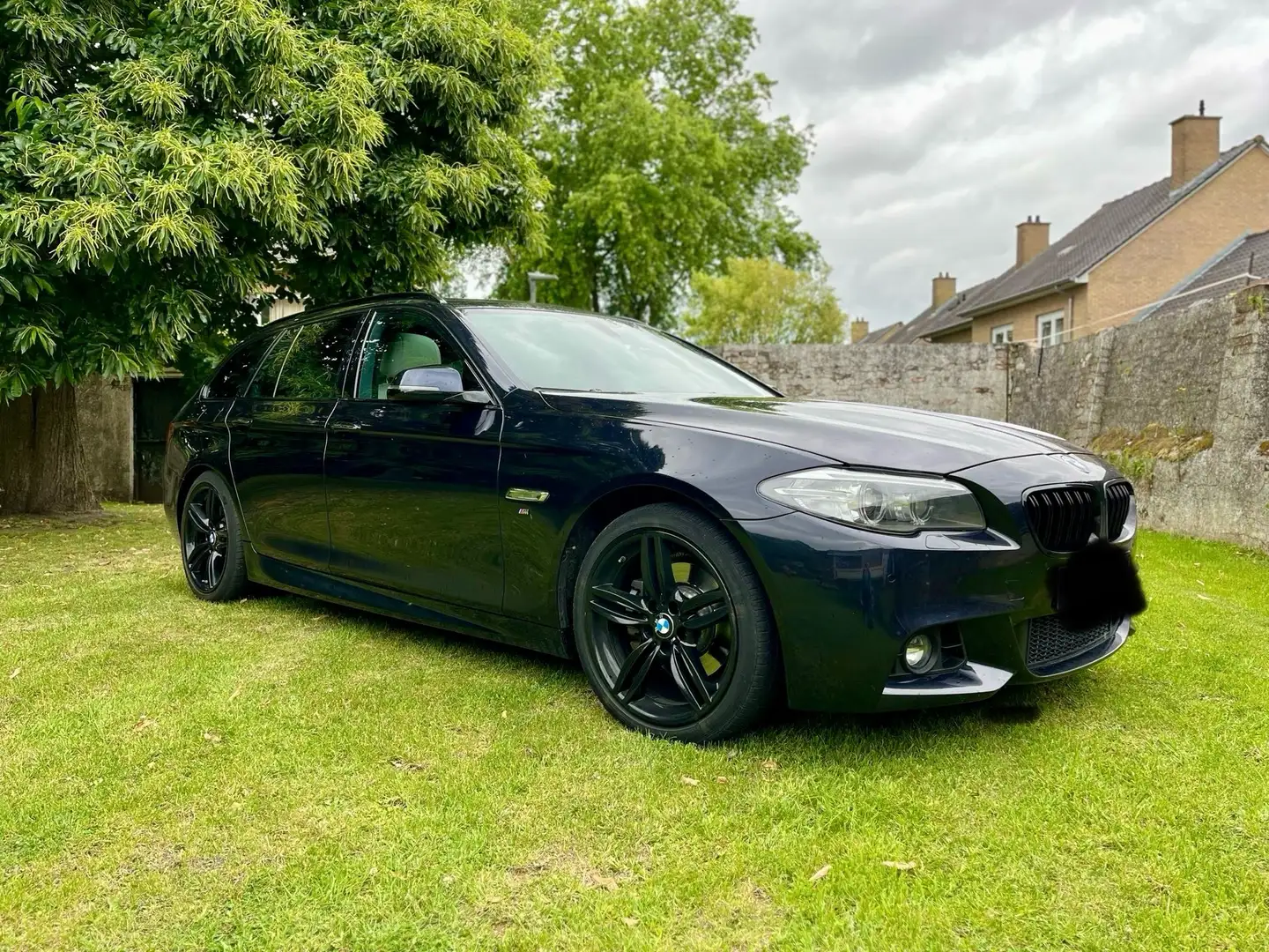 BMW 520 520d Touring Aut. Luxury Line Bleu - 1