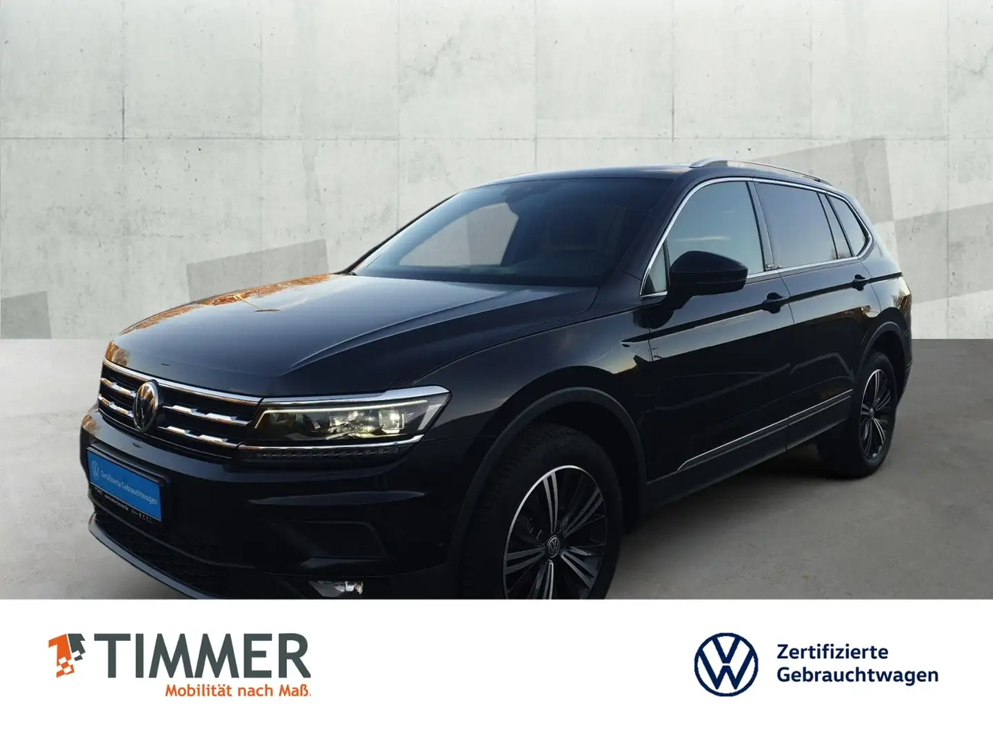 Volkswagen Tiguan Allspace 2.0 TDI DSG UNITED *AHK *DYNAUDIO *PANO *LED *ACC Schwarz - 1