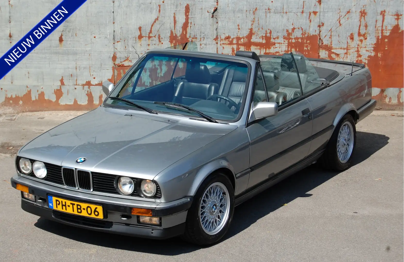 BMW 325 3-serie Cabrio 325i E30 / Handbak / 15" BBS / 169D Grijs - 1