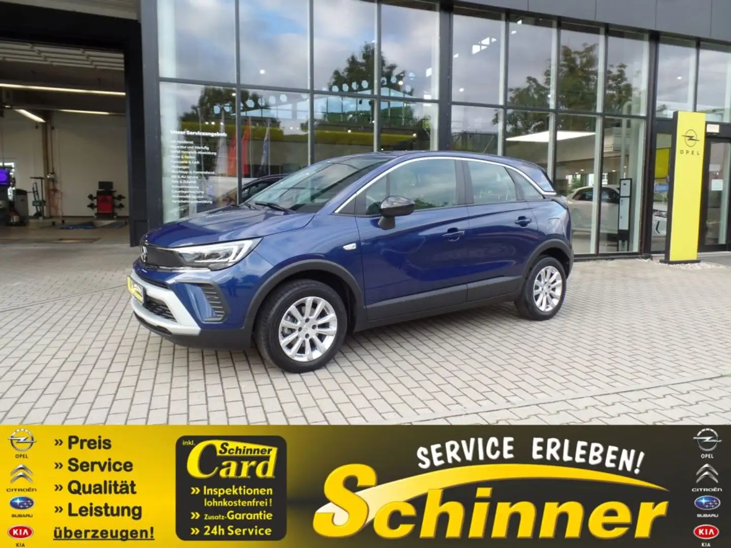 Opel Crossland 1.2 Elegance Blau - 1