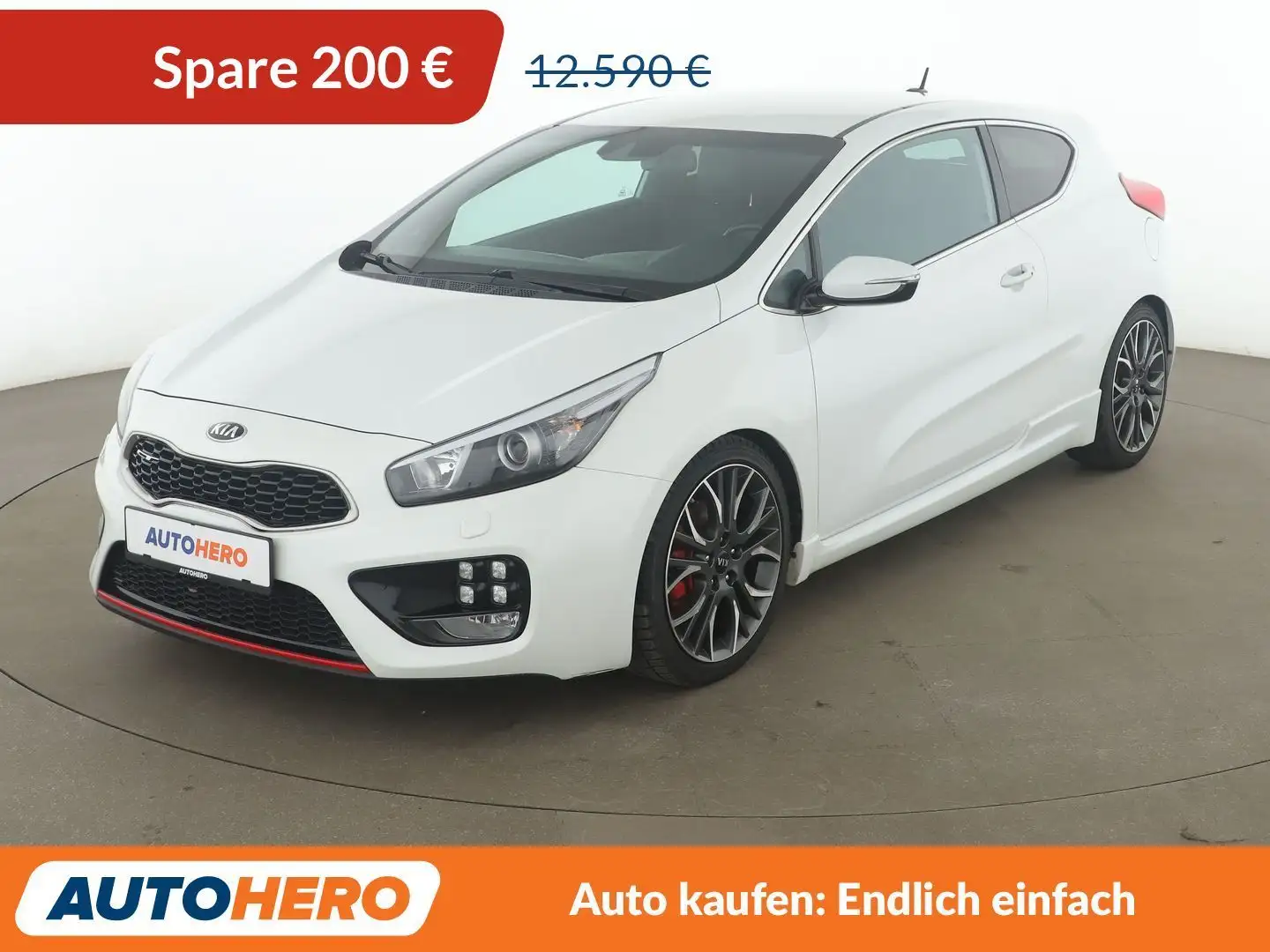 Kia ProCeed / pro_cee'd 1.6 TGDI GT-Track*NAVI*TEMPO*CAM*PDC*SHZ*KLIMA* Blanc - 1
