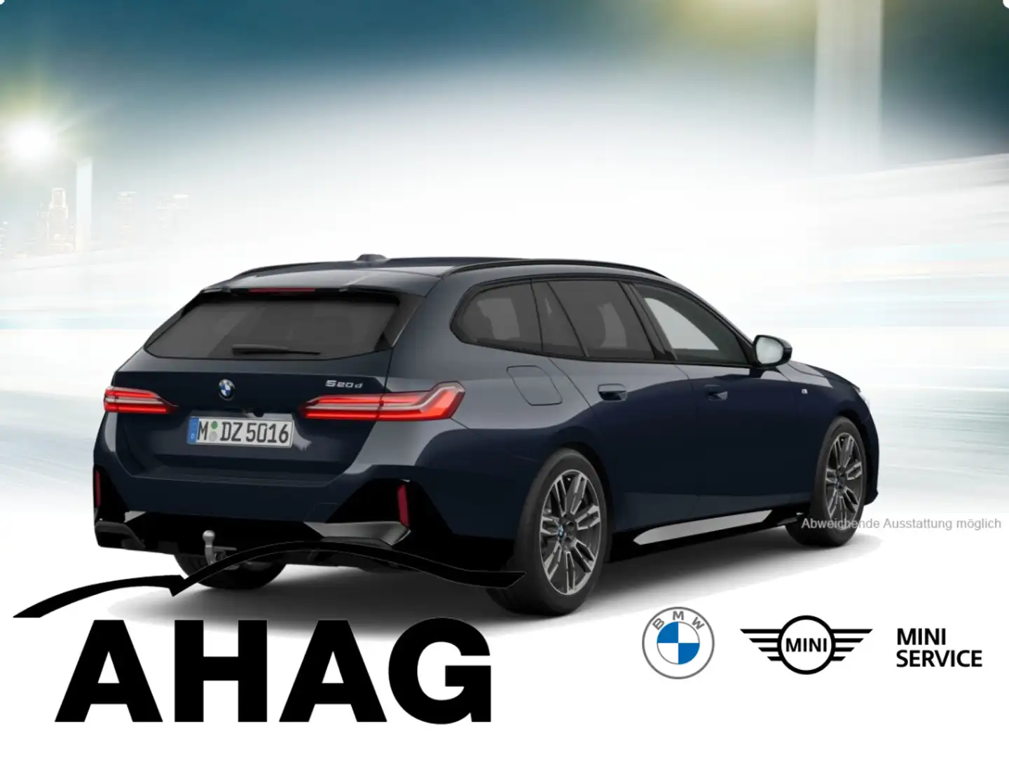 BMW 520 d Touring M Sportpaket Komfortsitze Klimaaut. Schwarz - 2