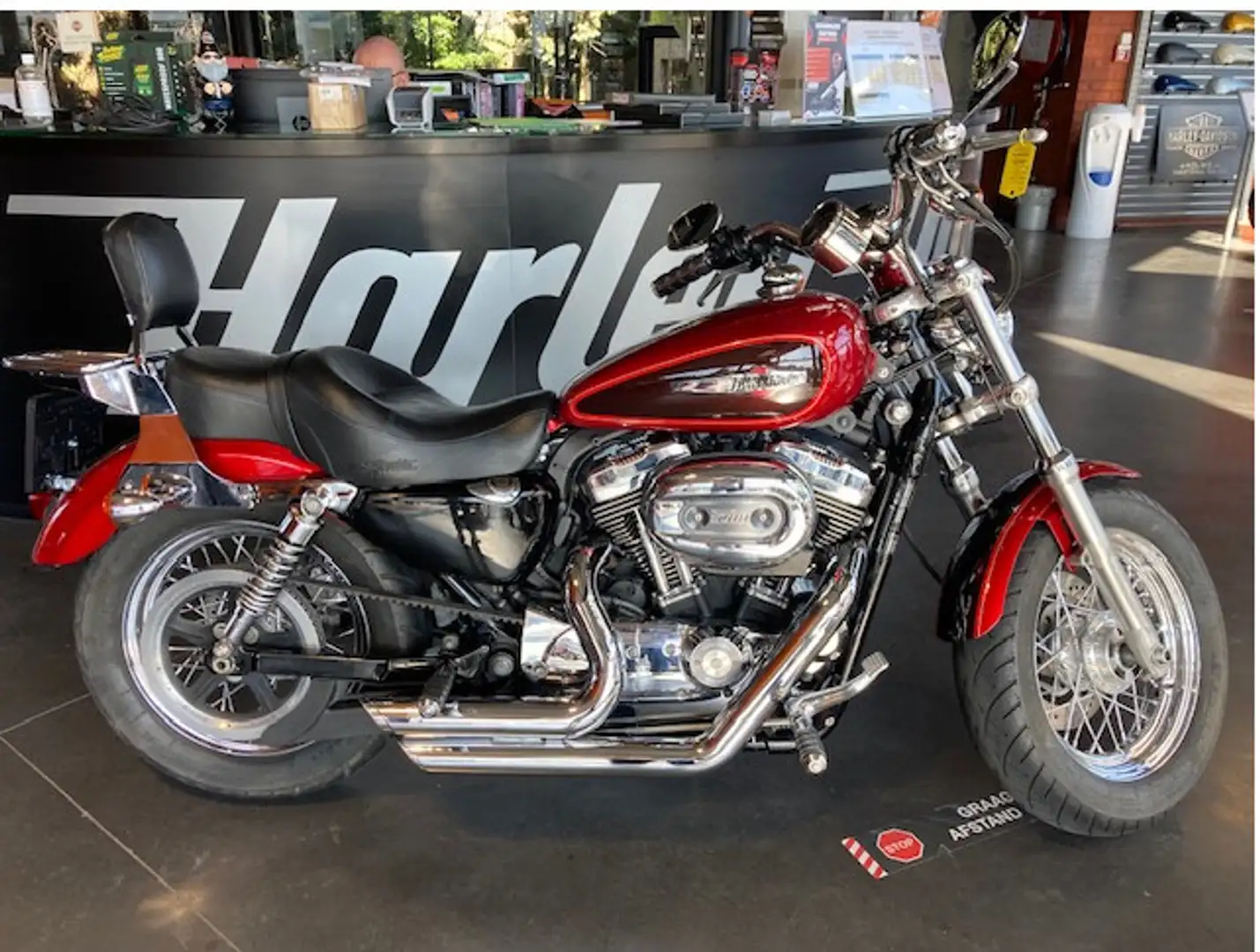 Harley-Davidson 1200 Custom XL1200 Roşu - 1