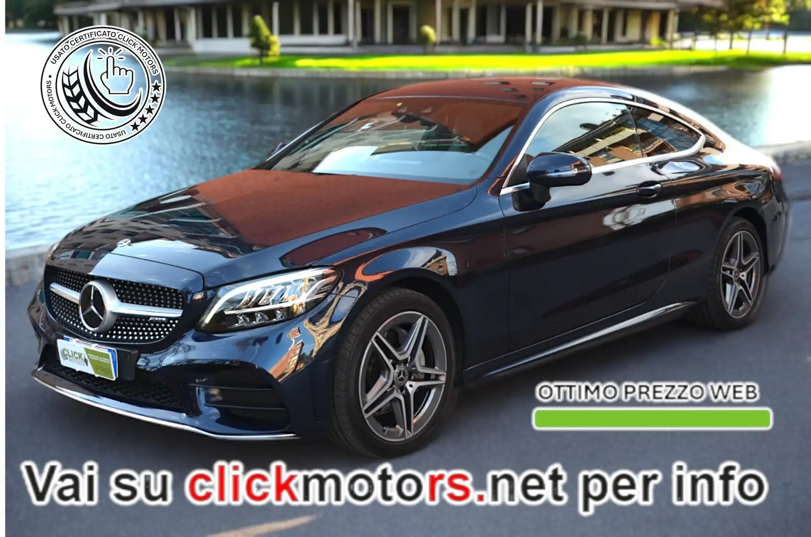Mercedes-Benz C 180 Coupe Sport Blu/Azzurro - 1