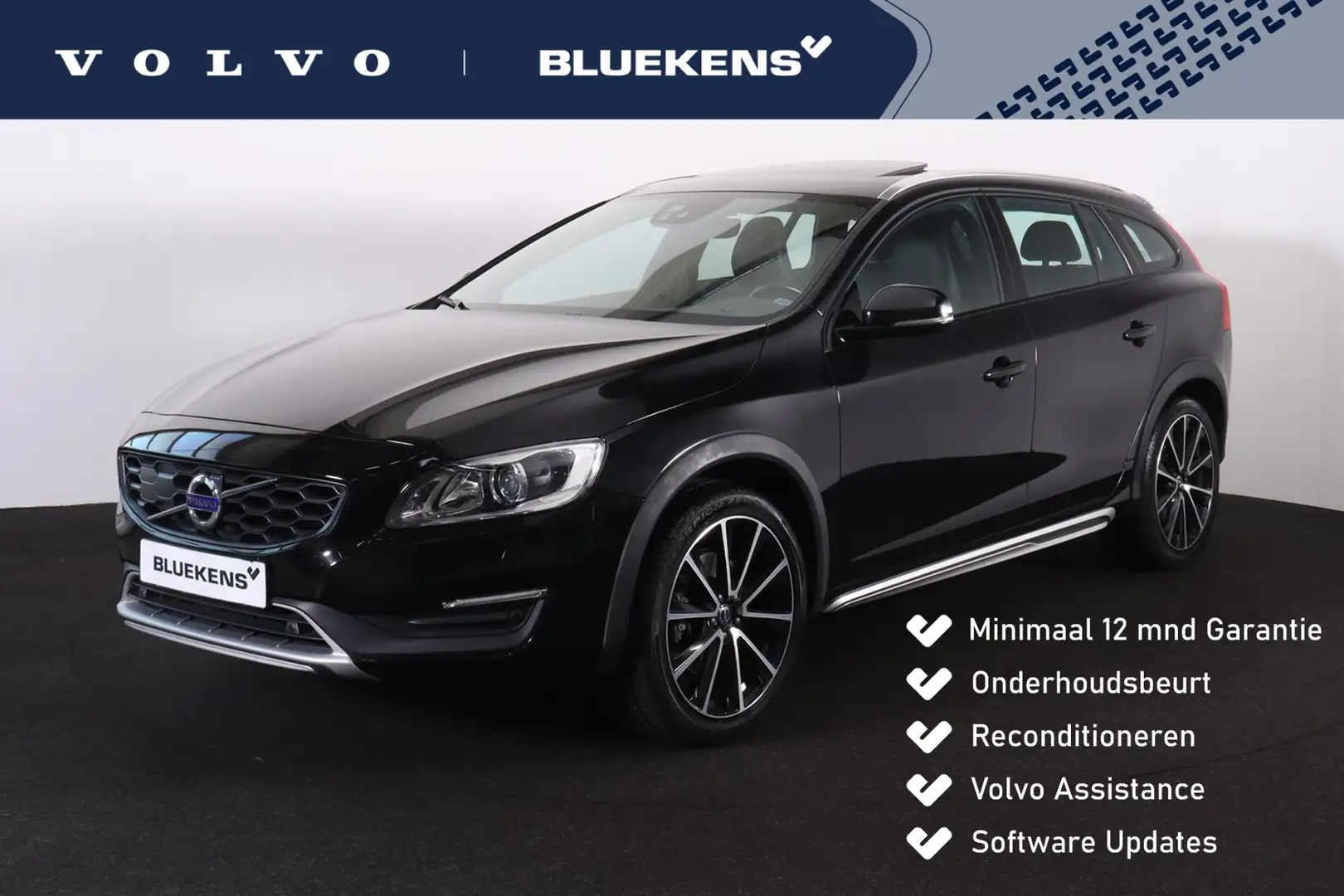 Volvo V60 Cross Country T5 Summum - Schuif/kanteldak - Adaptive cruise con Zwart - 1