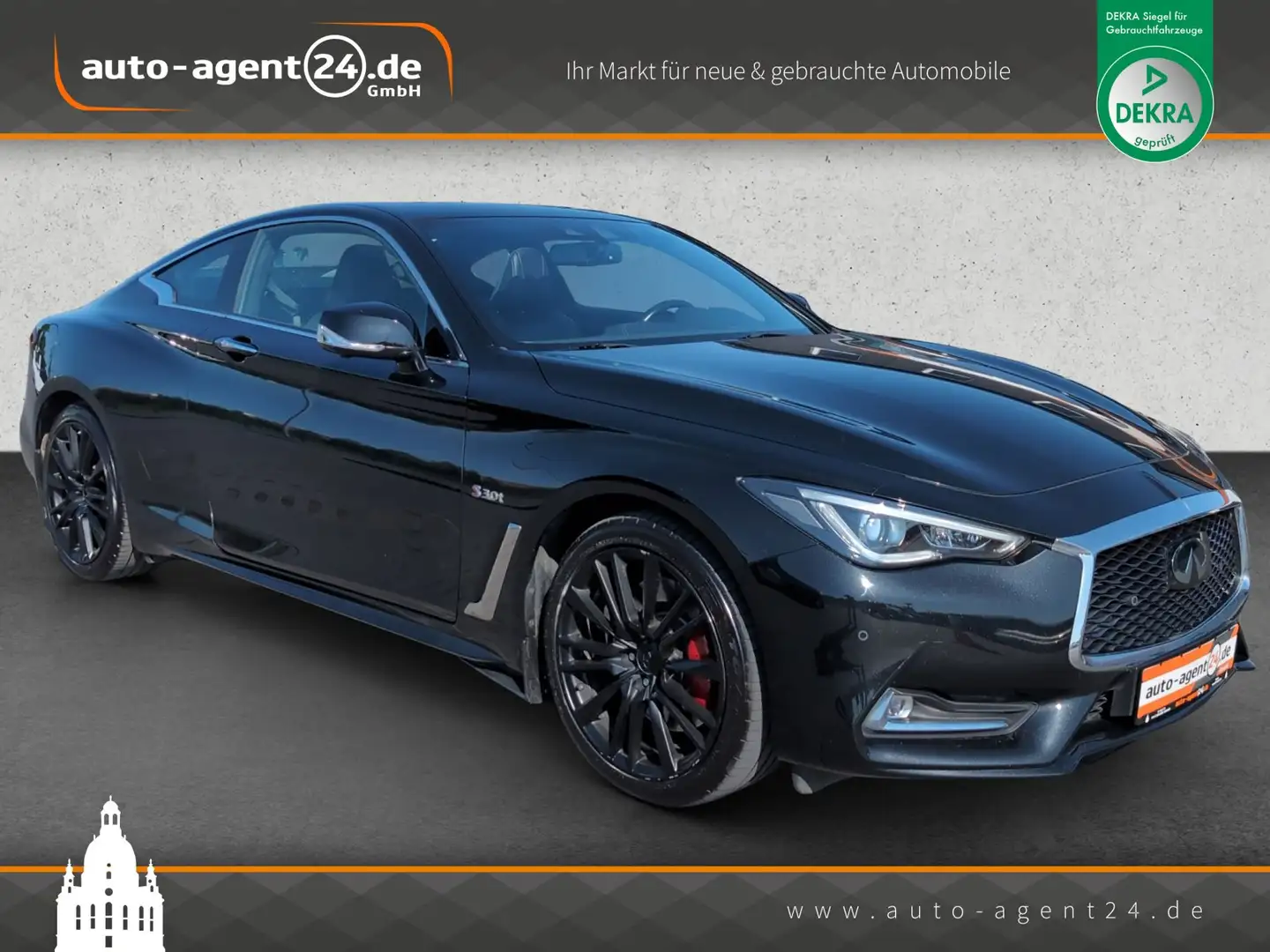 Infiniti Q60 S 3.0 V6 AWD SportTech/LED/ACC/Bose/Memo Negru - 1
