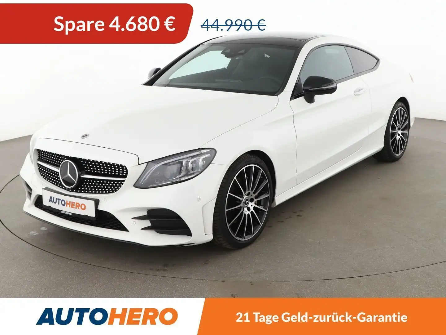 Mercedes-Benz C 220 C 220 d AMG Line Aut.*NAVI*LED*ACC*PANO*PDC* Fehér - 1