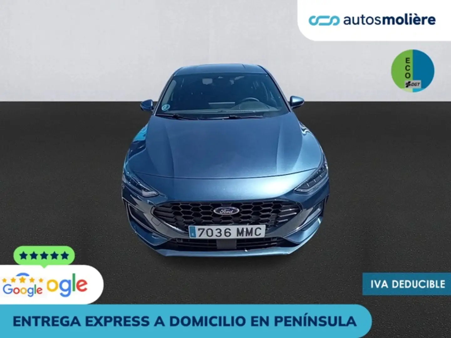 Ford Focus 1.0 Ecoboost MHEV ST-Line X 125 Bleu - 2