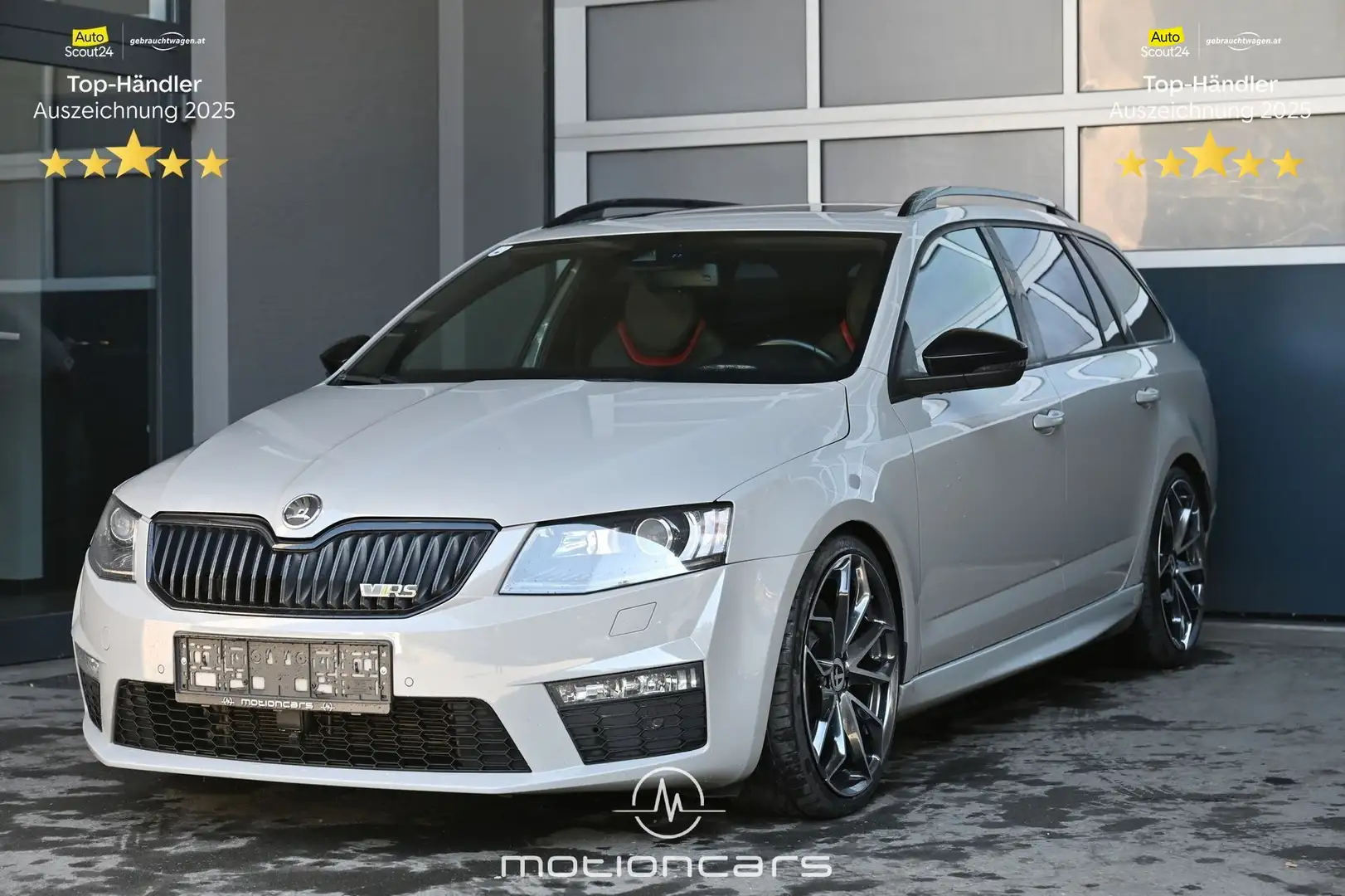 Skoda Octavia RS Green tec 2,0 TSI Pickerl NEU Silber - 1