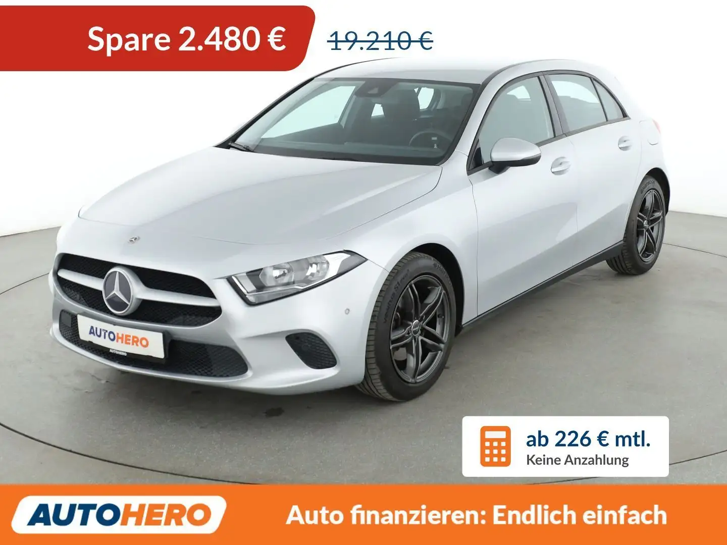 Mercedes-Benz A 200 A 200*NAVI*TEMPO*PDC*SHZ*KLIMA*GARANTIE* Silber - 1