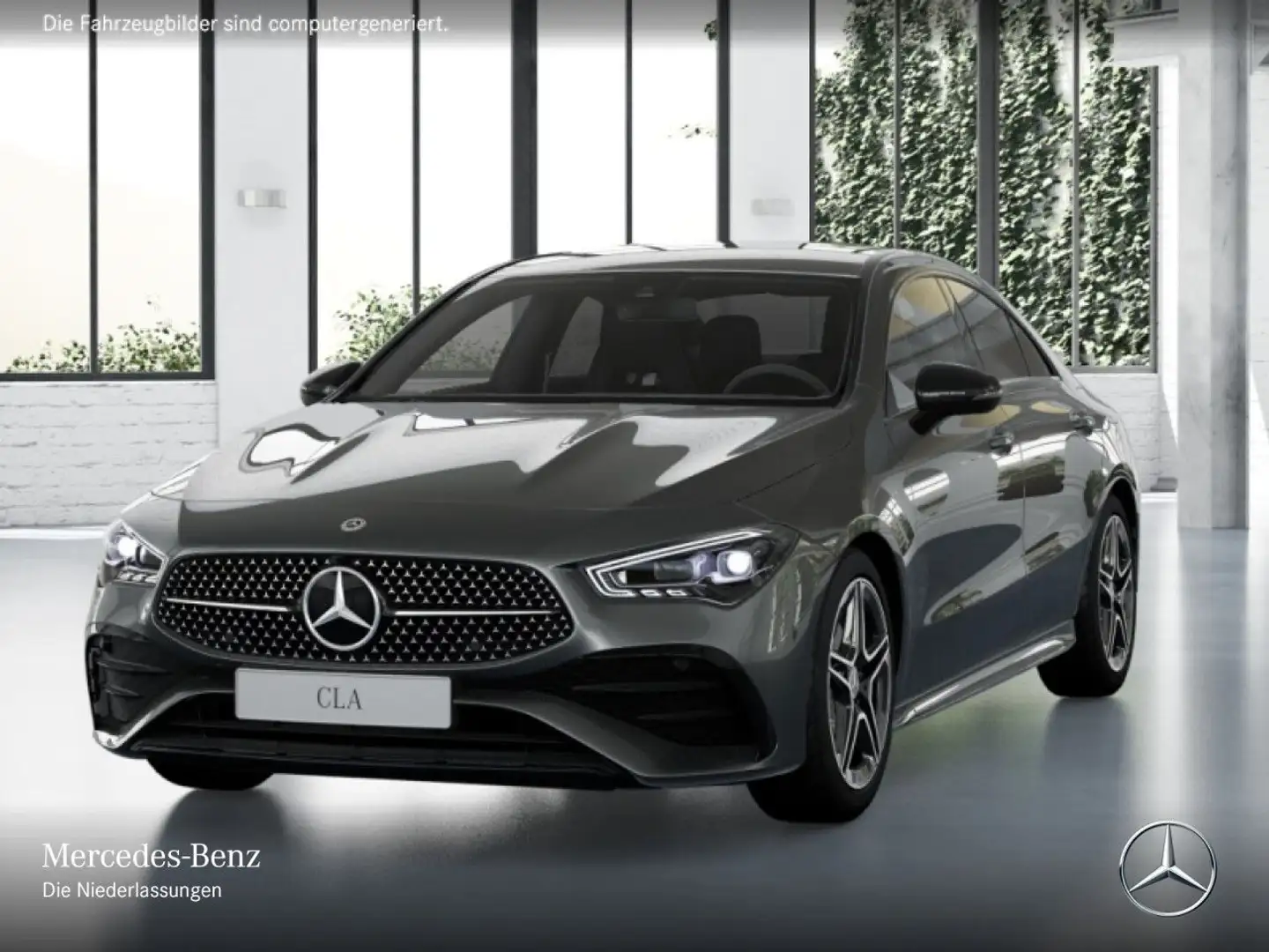 Mercedes-Benz CLA 200 AMG+NIGHT+MULTIBEAM+KAMERA+7G Grijs - 2