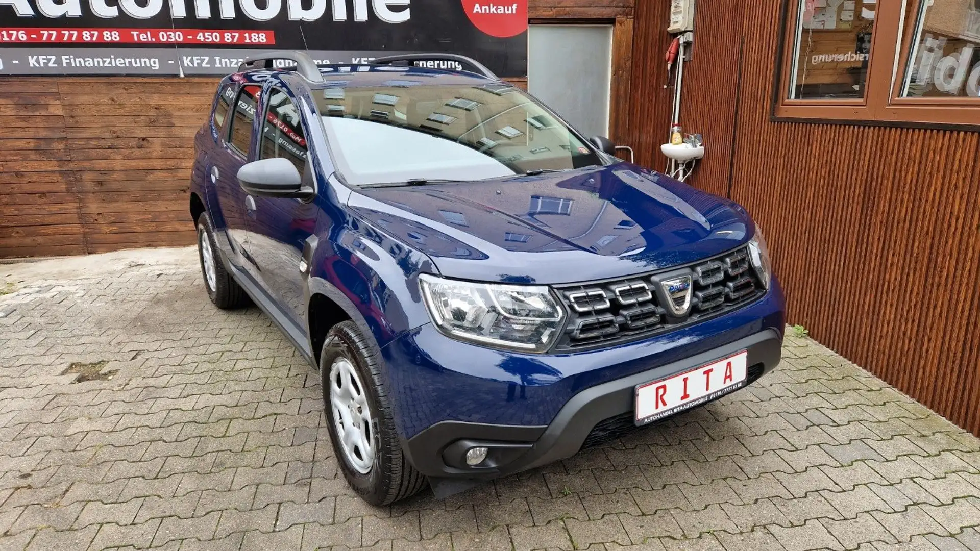 Dacia Duster II Essential, Klima, Tempomat, 1 Hand Blauw - 1