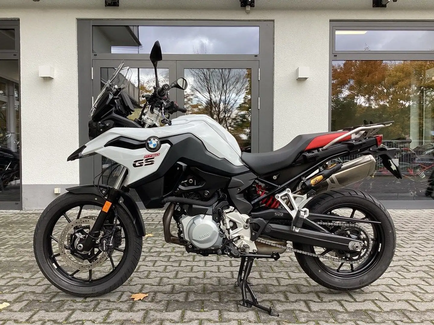 BMW F 750 GS 4Pakete Windschild hoch Lenkererhöhung Weiß - 1