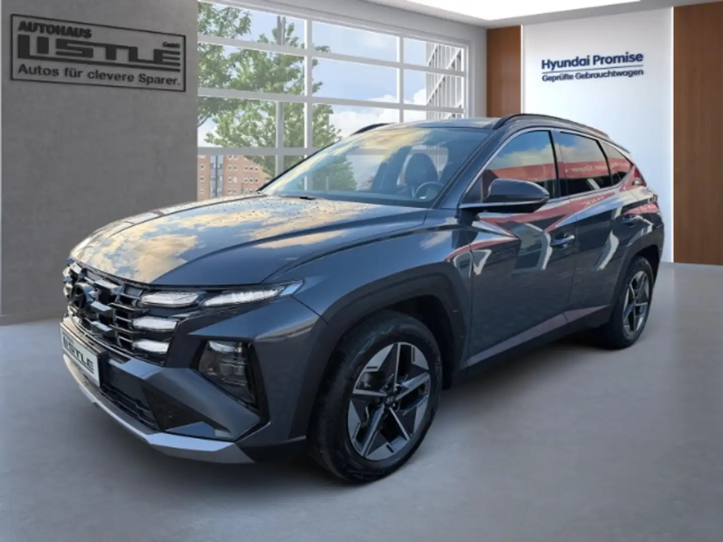 Hyundai TUCSON FL Advanced Plus MHEV 1.6 +MATRIX+RFK+KLIMA+LEDER+ Grau - 1