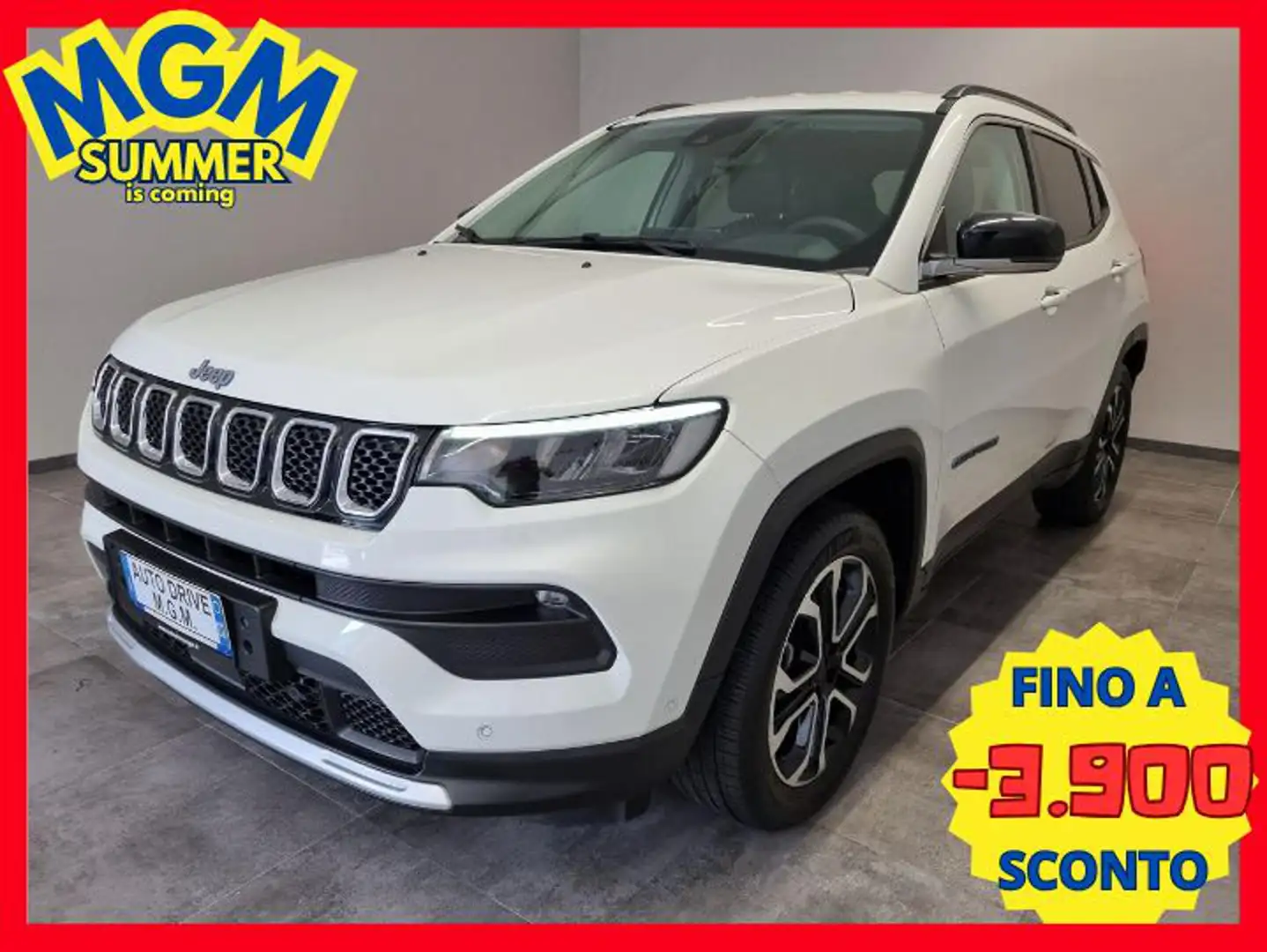 Jeep Compass 1.3 Turbo T4 190 CV PHEV AT6 4xe Limited Bianco - 1
