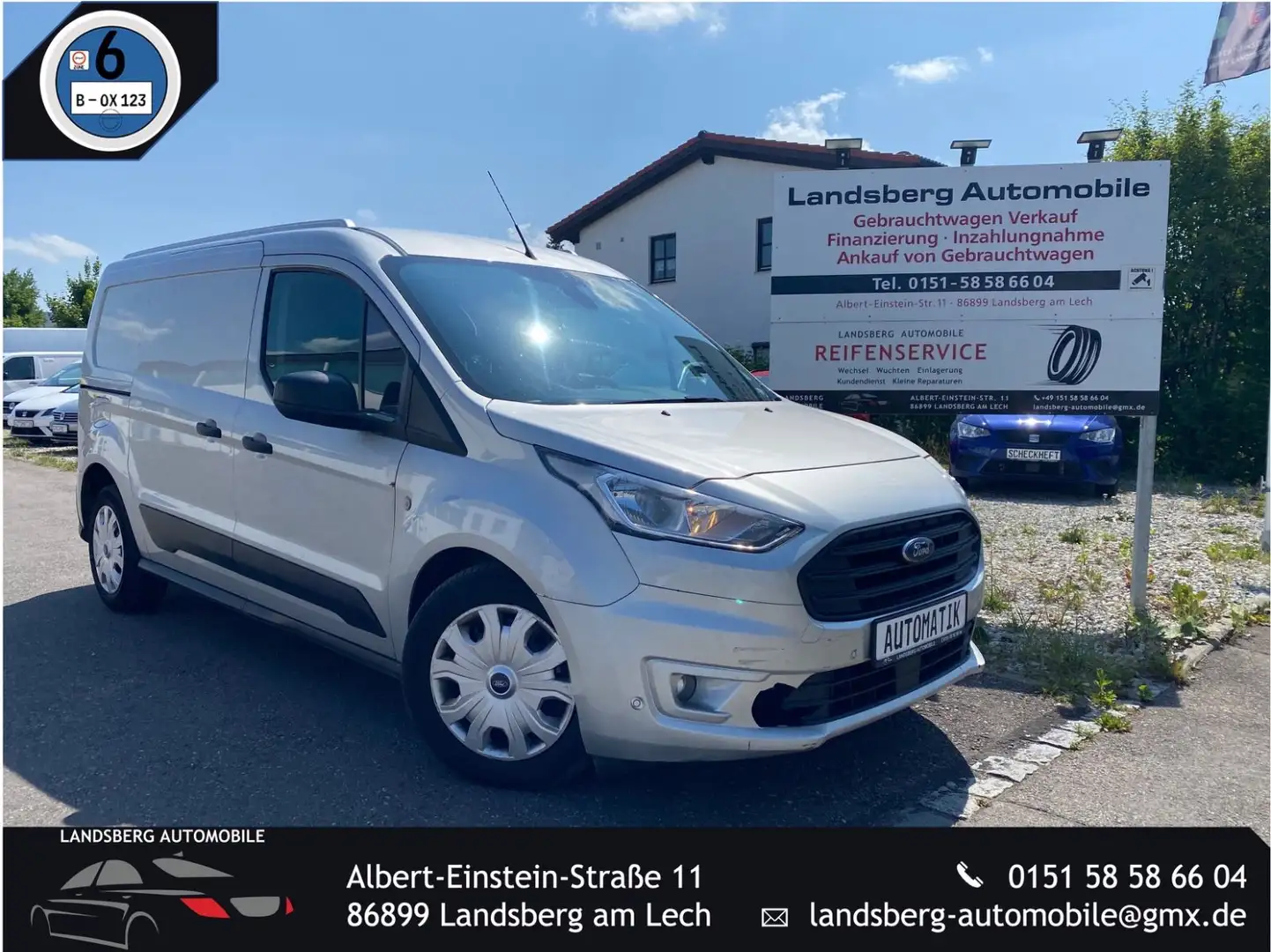 Ford Transit Connect Kasten lang Trend Argent - 1