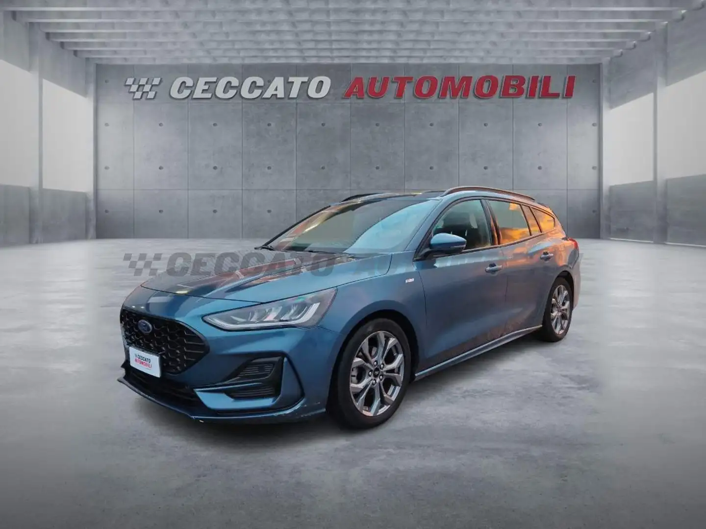 Ford Focus Focus SW 1.5 ecoblue ST-Line Design 115cv auto Blu/Azzurro - 1