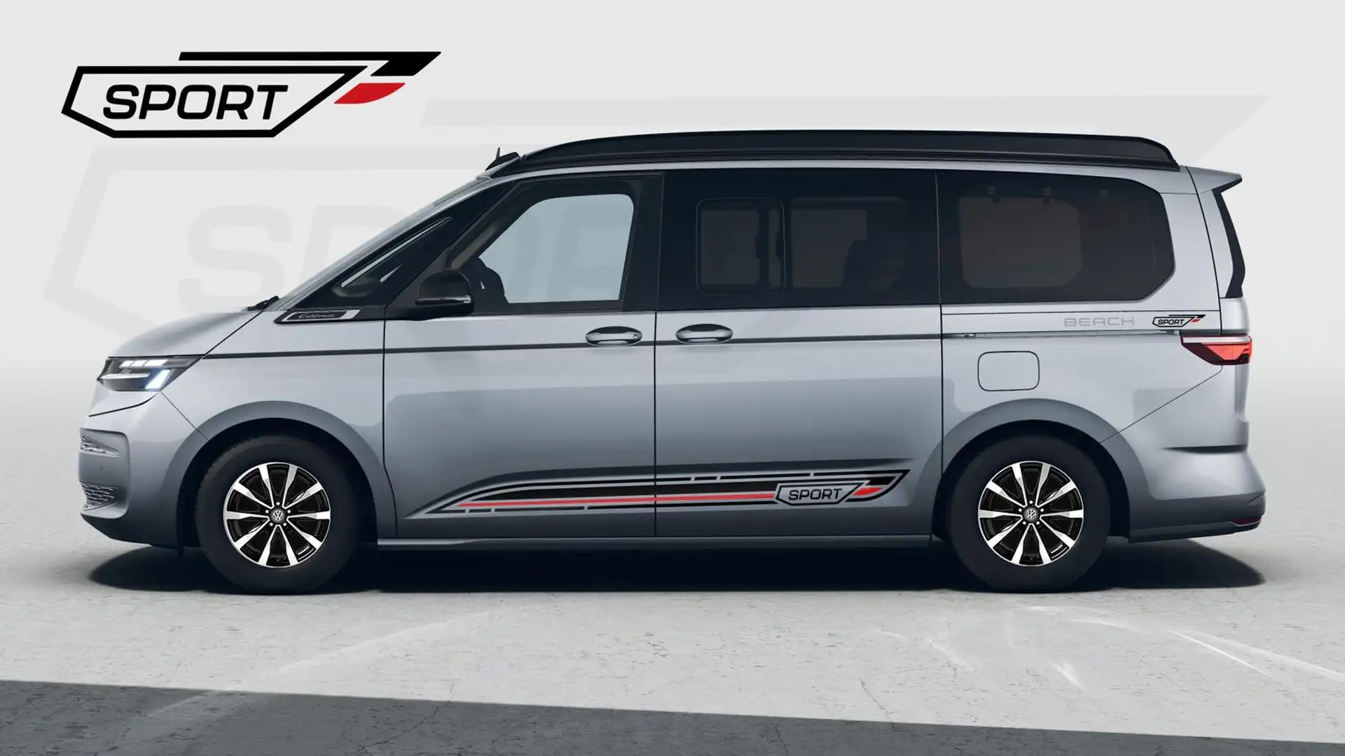 Volkswagen T7 California T7 2.0TDI DSG California Beach Camper Sport Editio Zilver - 1