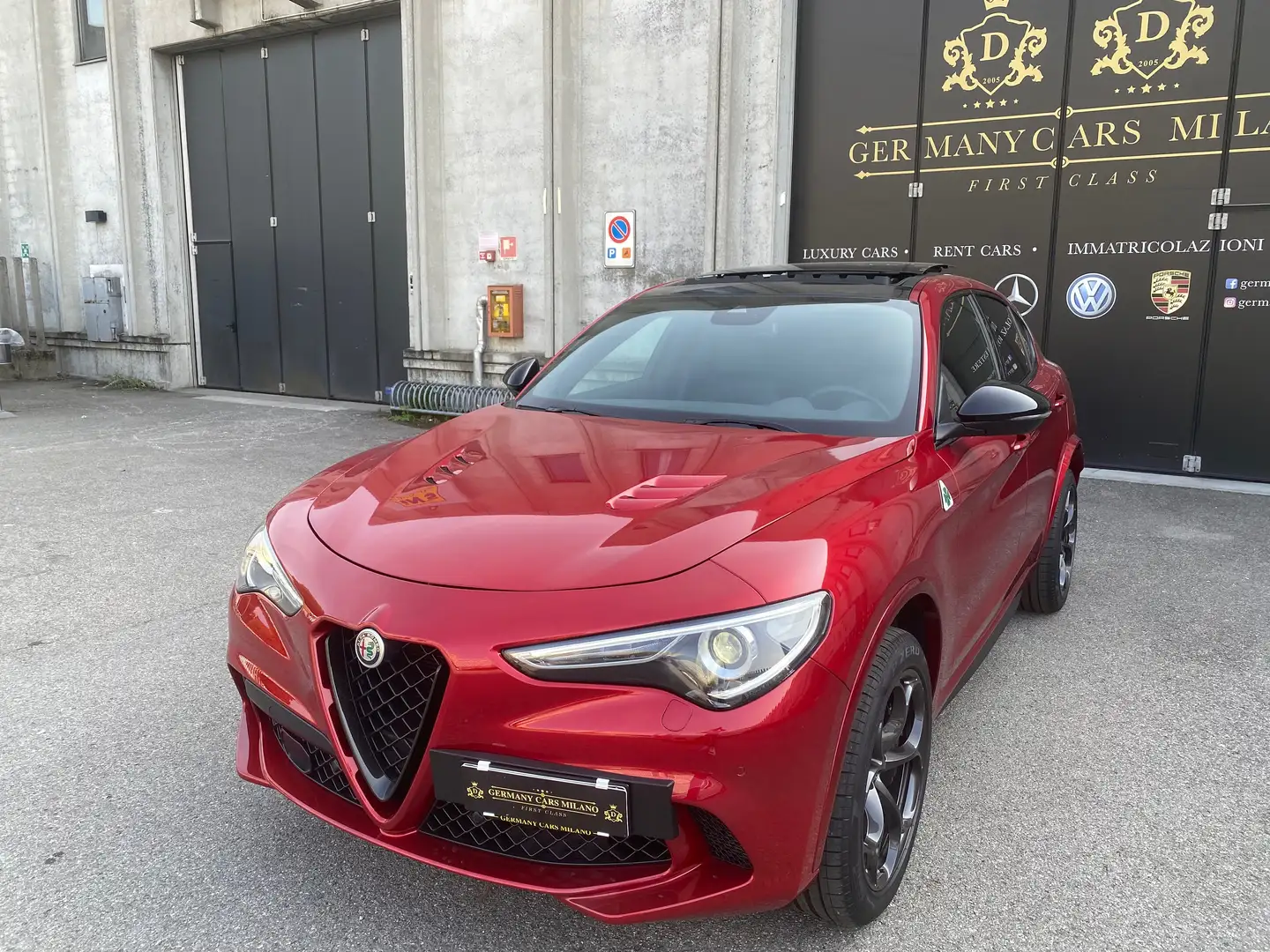 Alfa Romeo Stelvio 2.9 V6 Quadrifoglio Q4 510cv auto Tetto Kamera Led Rood - 2