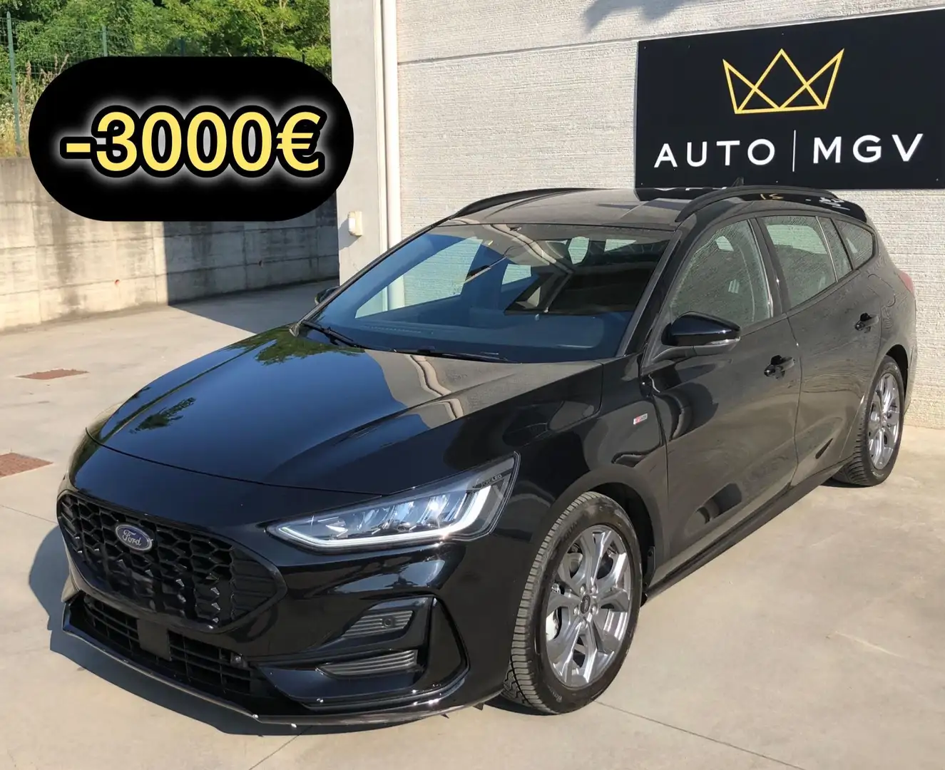 Ford Focus Focus SW 1.0t ecoboost h ST-Line 155cv powershift Černá - 1