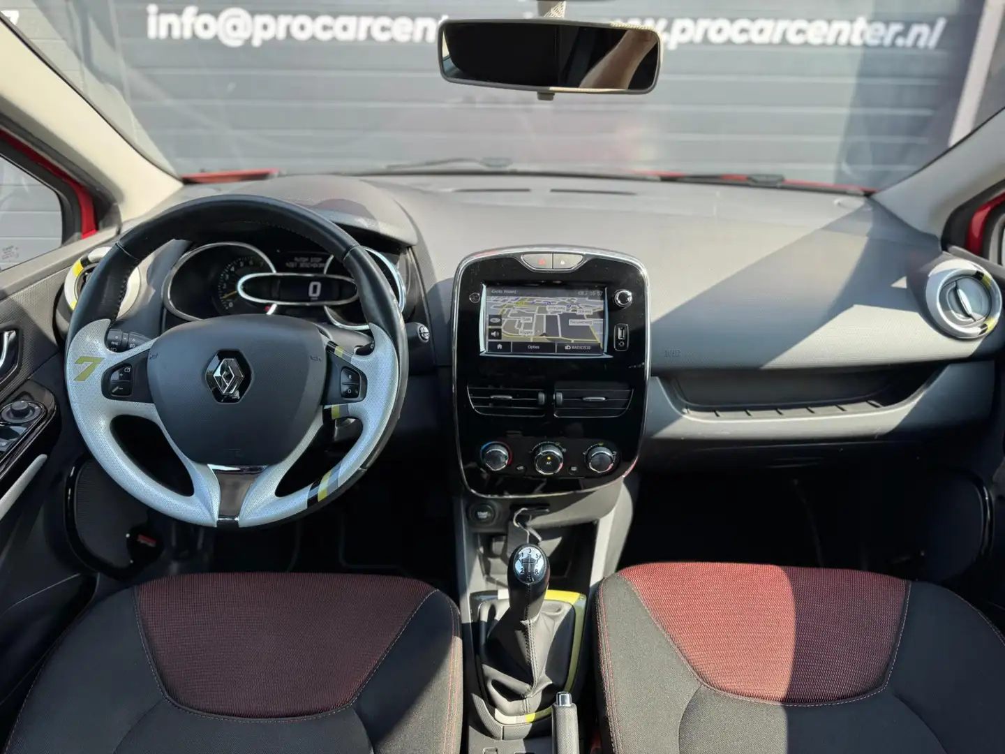 Renault Clio 0.9 TCe Expression AIRCO| CRUISE| NAVI| EL.RAMEN| Rojo - 2