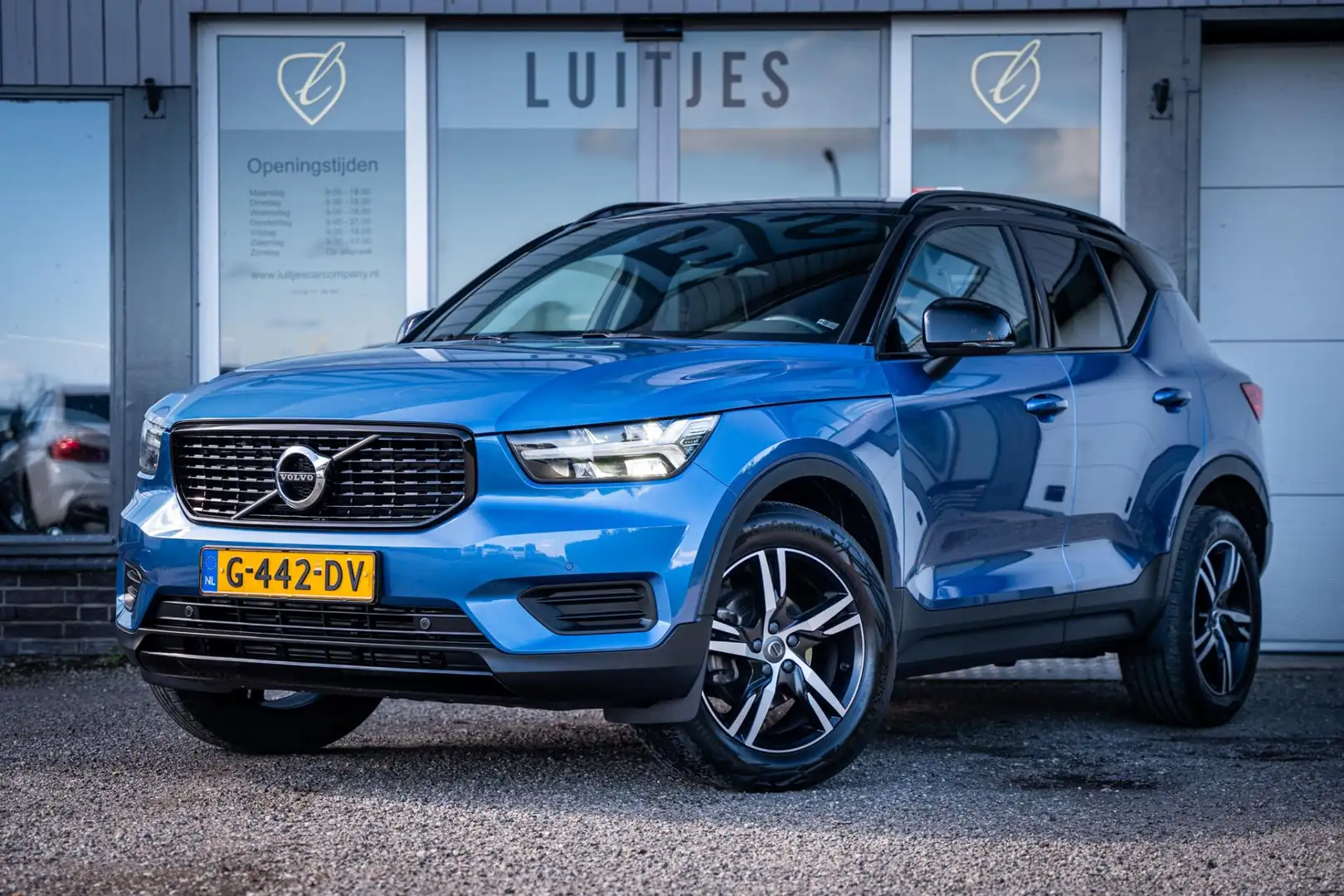 Volvo XC40 1.5 T3 R-Design I 1e-eig. I Org.NL I Half-Leder I Bleu - 1