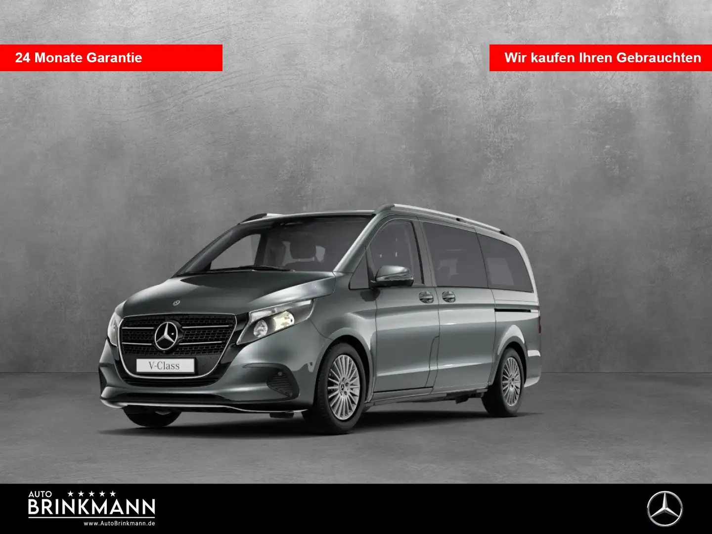 Mercedes-Benz V 220 V 220 d Lang SHZ/Totw./AHK/MBUX Grau - 1