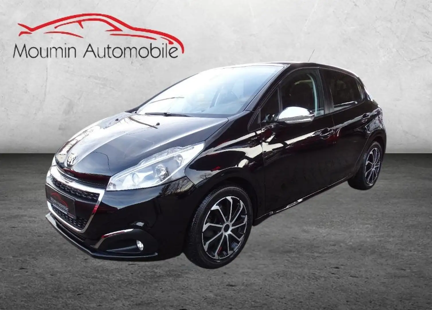 Peugeot 208 1.2 12V VTi"KLIMA"TEMPO"CARPLAY"SITHZG"PDC"EU-6d Schwarz - 1