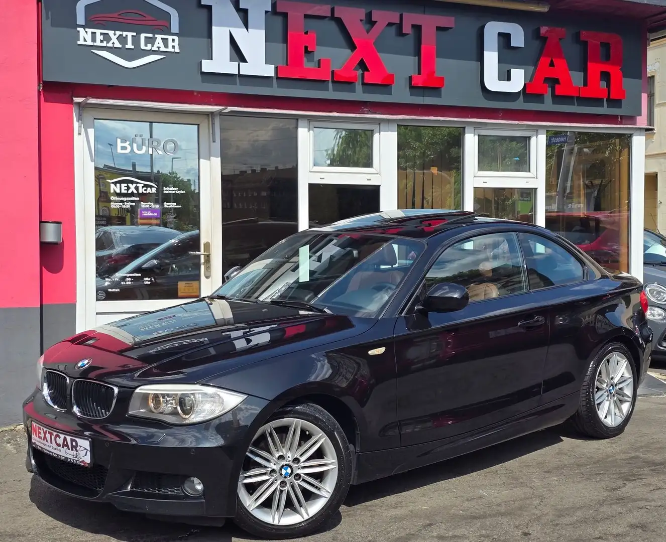 BMW 125 1er|M-Paket|Navi|Schalter|Leder|6Zylinder Noir - 1