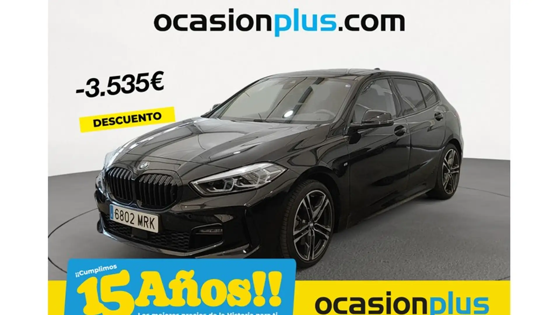 BMW 118 118iA Noir - 1