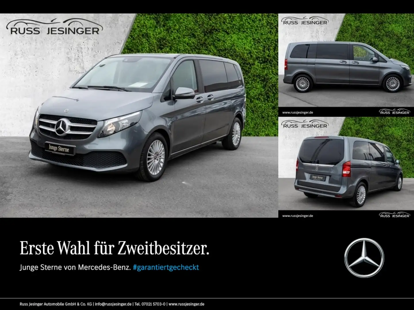 Mercedes-Benz V 220 d Edition kompakt *Klima*Navi*Kamera*Liege Grau - 1